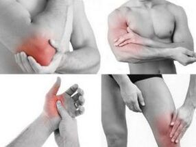 sāpes roku un kāju locītavās